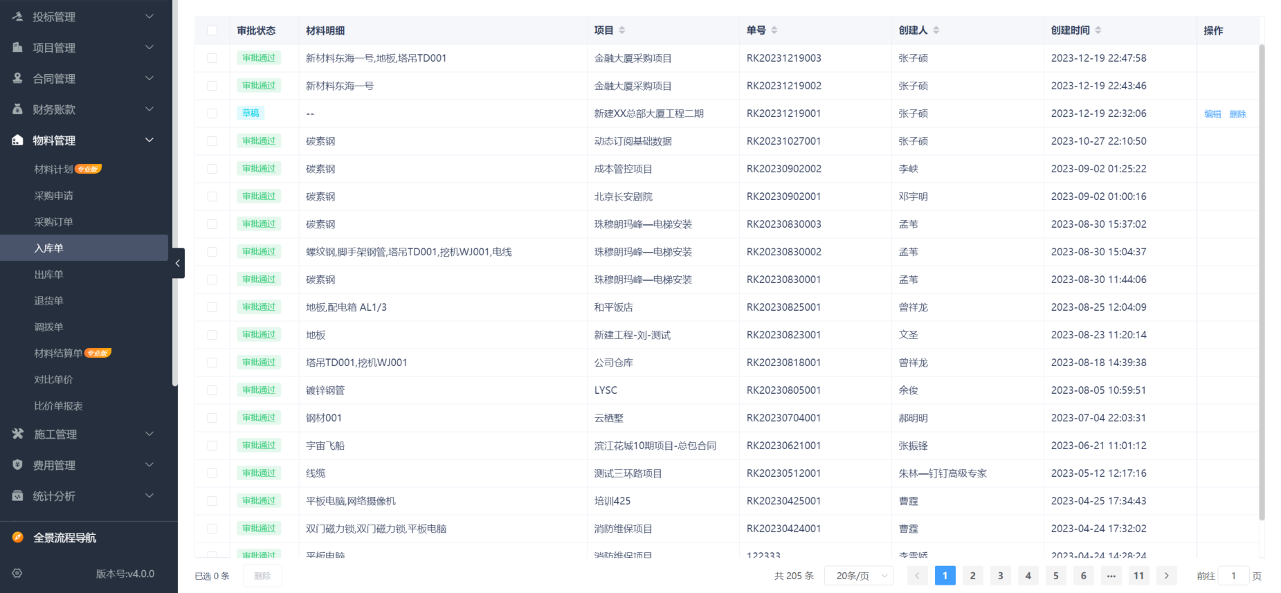 工程項(xiàng)目管理系統(tǒng)